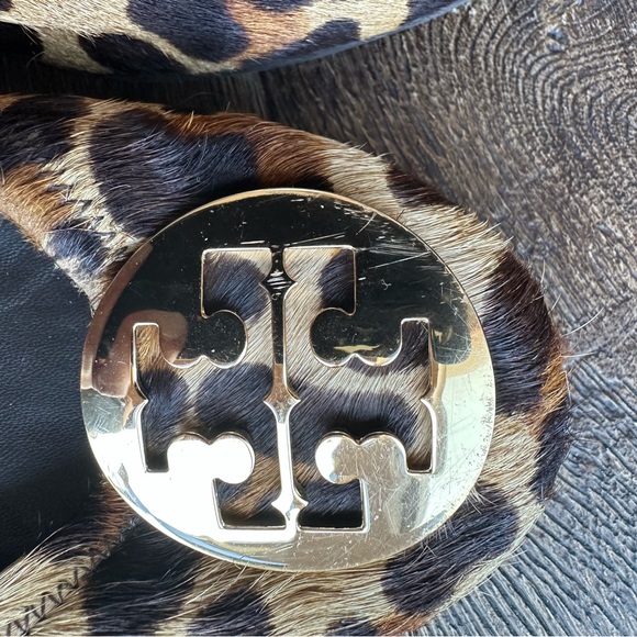 Tory Burch Revas Calf Hair Animal Print Ballet Flats size 8 - Picture 13 of 13
